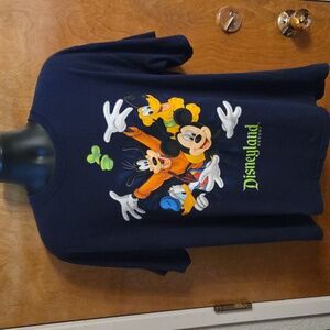 Walt Disney World Vintage Y2K T Shirt Size XL Mickey Mouse Donald Duck Tee
